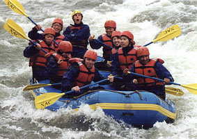 Rafting in Niseko