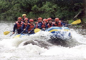 Rafting in Niseko