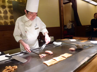 Japanese teppanyaki restaurant, Genji, Hilton Nagoya