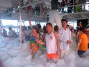 Bubble Party on Happy Boat