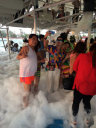 Bubble Party on Happy Boat