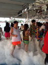 Bubble Party on Happy Boat