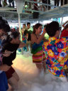 Bubble Party on Happy Boat