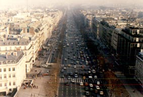 The Arc de Triomphe