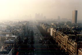 The Arc de Triomphe