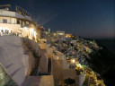 Caldera in Fira after sunset