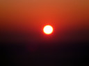 sunset in Oia