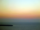 sunset in Oia