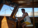 Shuttle boat from Perissa to Red Beach