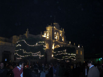 countdown for 2011 at Parque Central