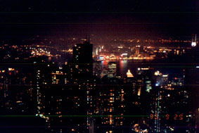 night view of Hong Kong