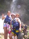 White water rafting on Telaga Waja River