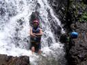 White water rafting on Telaga Waja River