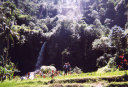 White water rafting on Telaga Waja River