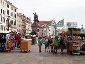 the esplanade along the Canal Grande 