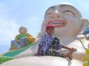 boy at Tien Shi Temple