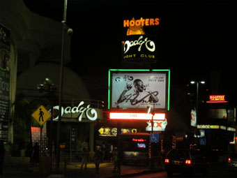 Cancun at night