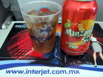 in-flight service on InterJet