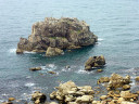 The view of Sea of Japan between Iwadate and Juniko (12 lakes)