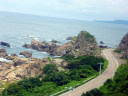 The view of Sea of Japan between Iwadate and Juniko (12 lakes)