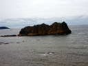 The view of Sea of Japan between Fukaura and Senjojiki