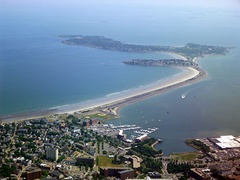 Boston with a bird's-eye view