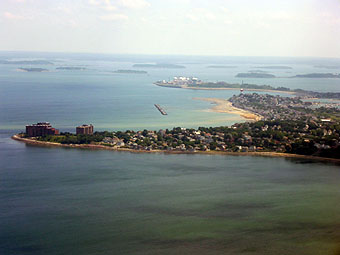 Boston with a bird's-eye view