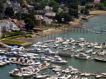 Boston with a bird's-eye view