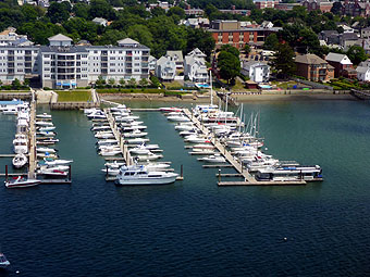 Boston with a bird's-eye view