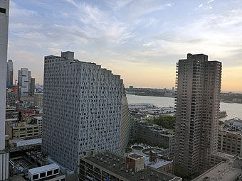 rooftop of the residence