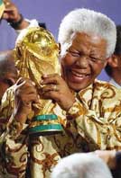 Former South African President Nelson Mandela