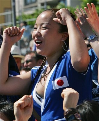 ドイツワールドカップの日本人サポーター